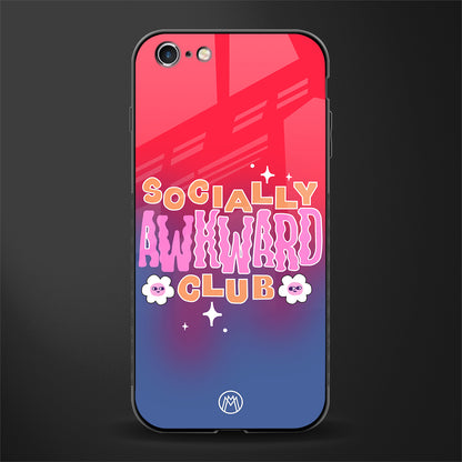 socially awkward club glass case for iphone 6s plus image