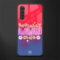 socially awkward club glass case for oneplus nord ac2001 image