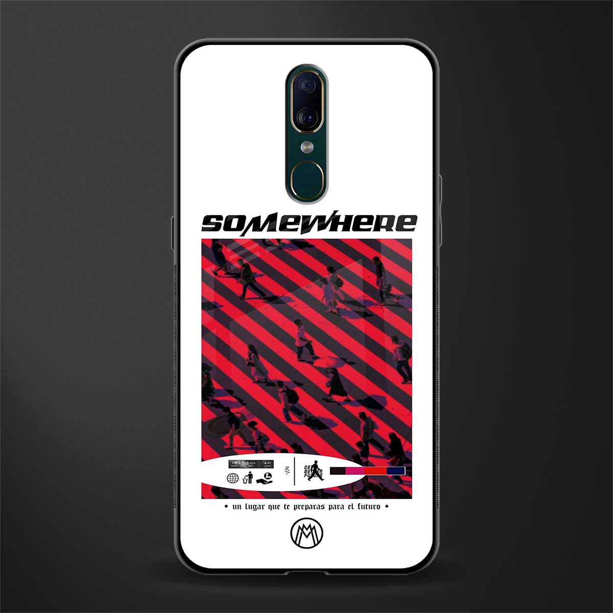 somewhere on the planet glass case for oppo f11 image