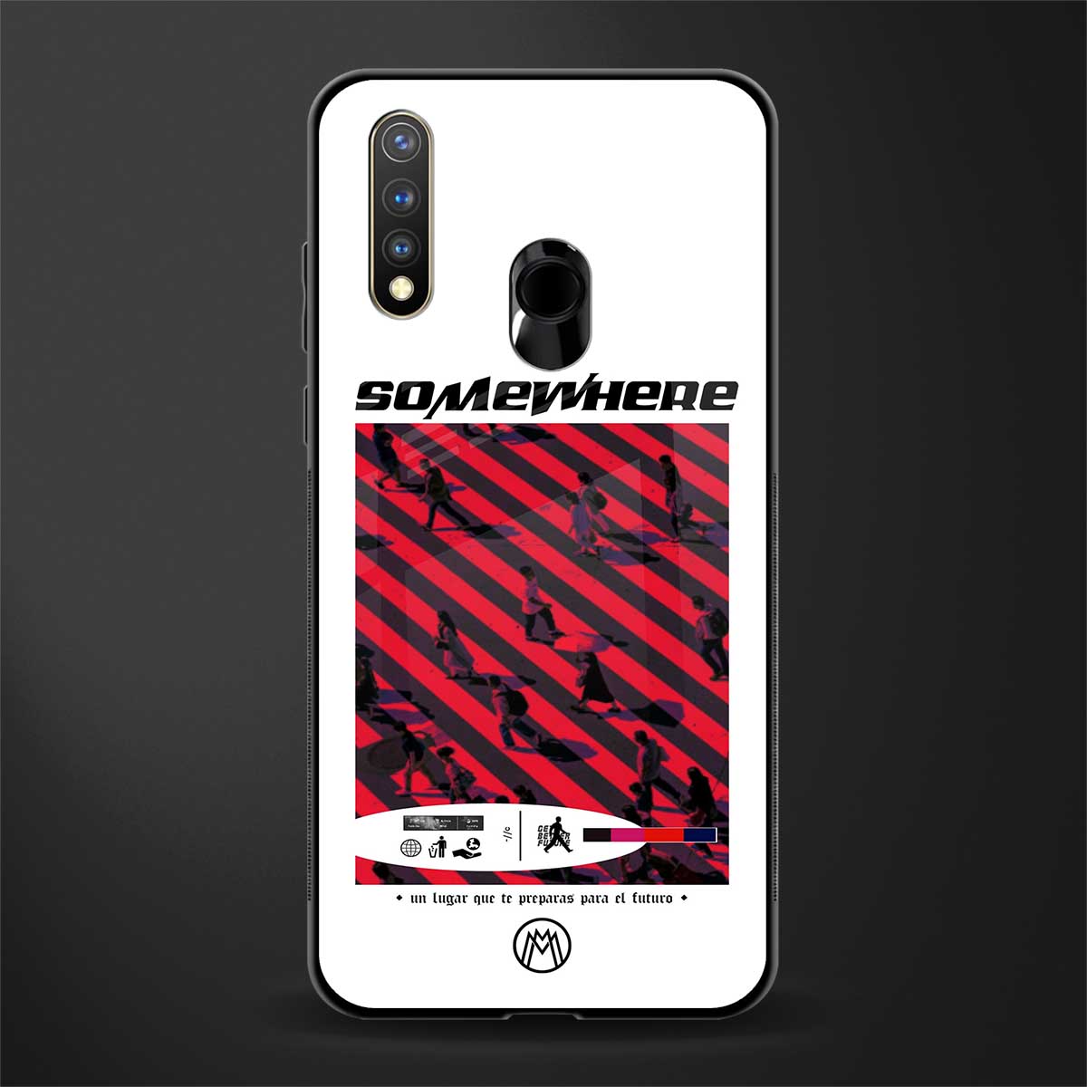 somewhere on the planet glass case for vivo y19 image