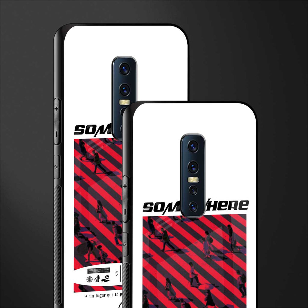 somewhere on the planet glass case for vivo v17 pro image-2