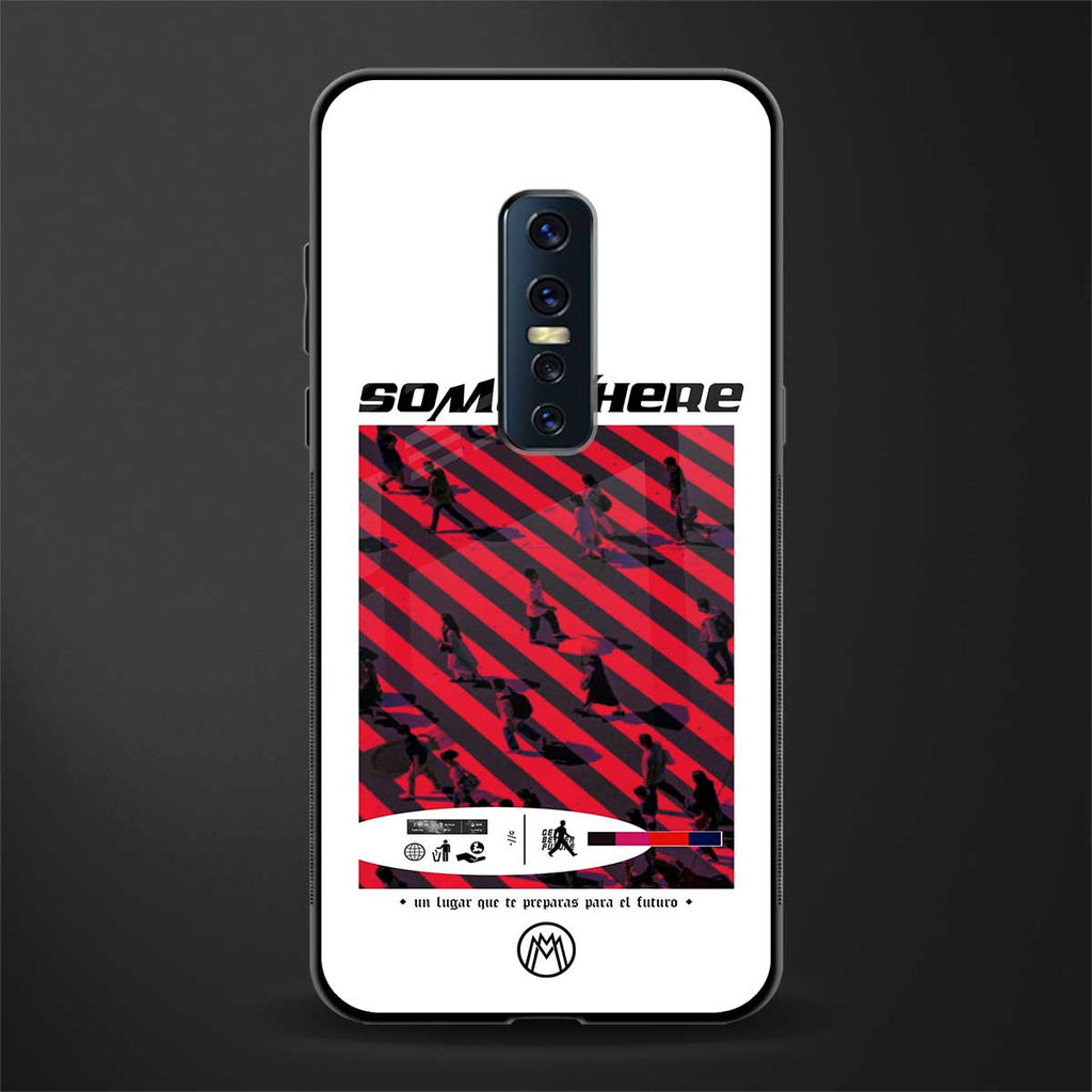 somewhere on the planet glass case for vivo v17 pro image