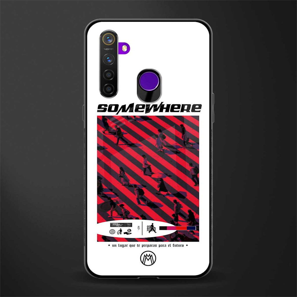somewhere on the planet glass case for realme 5 pro image