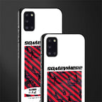 somewhere on the planet glass case for samsung galaxy a31 image-2