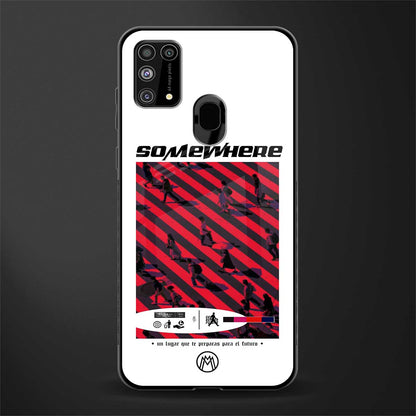 somewhere on the planet glass case for samsung galaxy m31 prime edition image