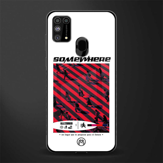 somewhere on the planet glass case for samsung galaxy m31 prime edition image