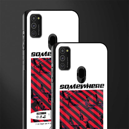 somewhere on the planet glass case for samsung galaxy m21 image-2