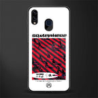 somewhere on the planet glass case for samsung galaxy m10s image