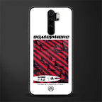 somewhere on the planet glass case for redmi note 8 pro image