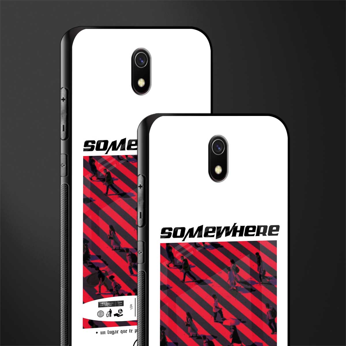 somewhere on the planet glass case for redmi 8a image-2