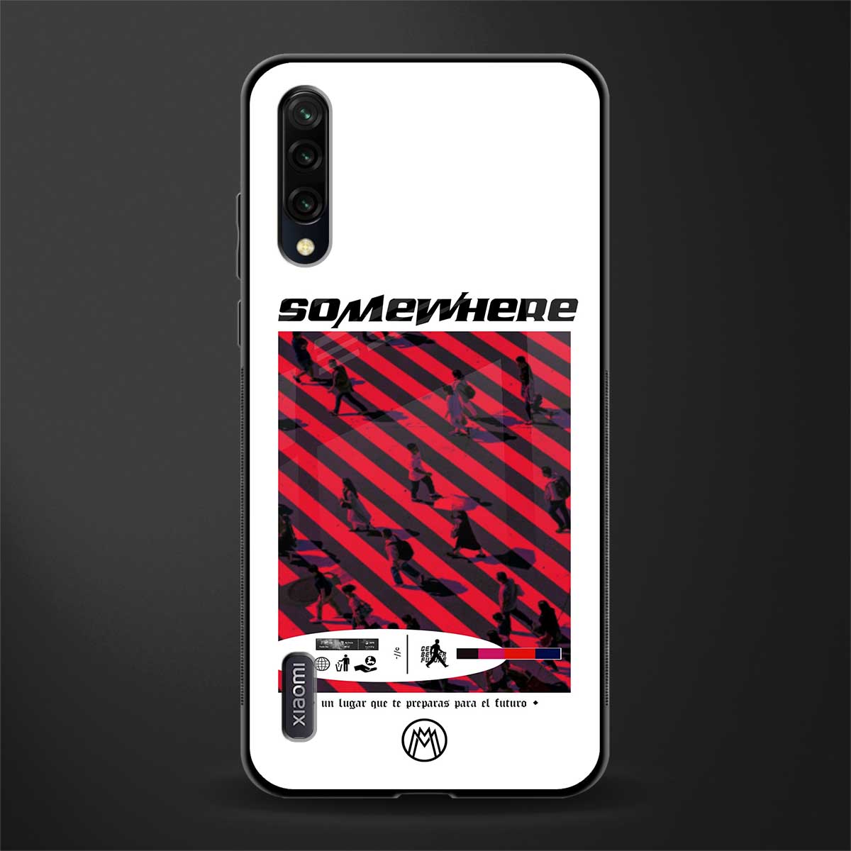 somewhere on the planet glass case for mi a3 redmi a3 image