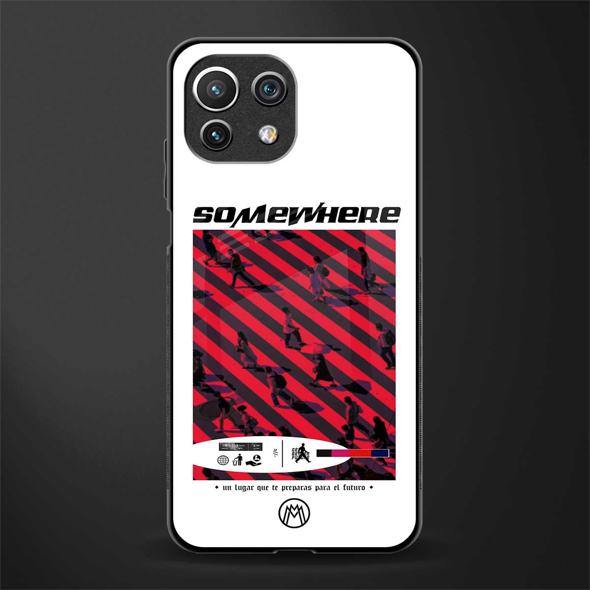 somewhere on the planet glass case for mi 11 lite image