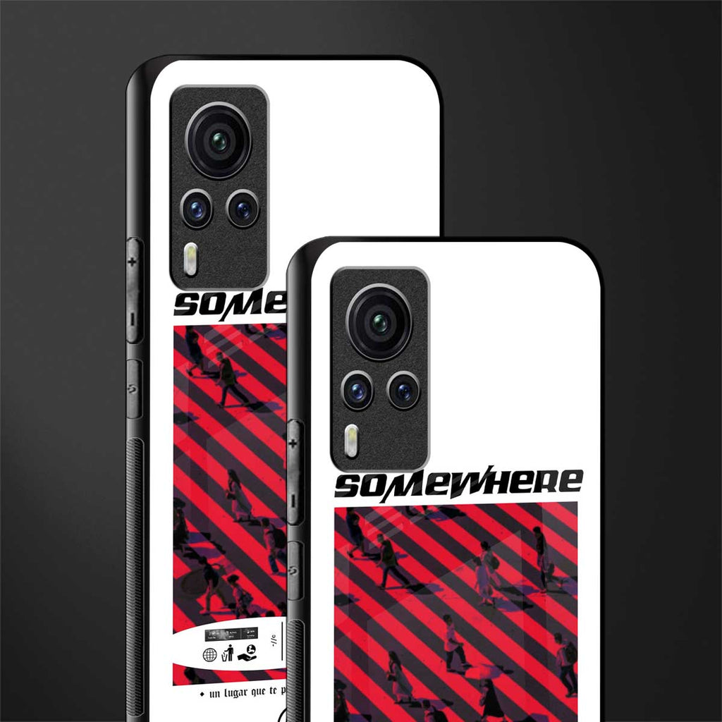 somewhere on the planet glass case for vivo x60 pro image-2