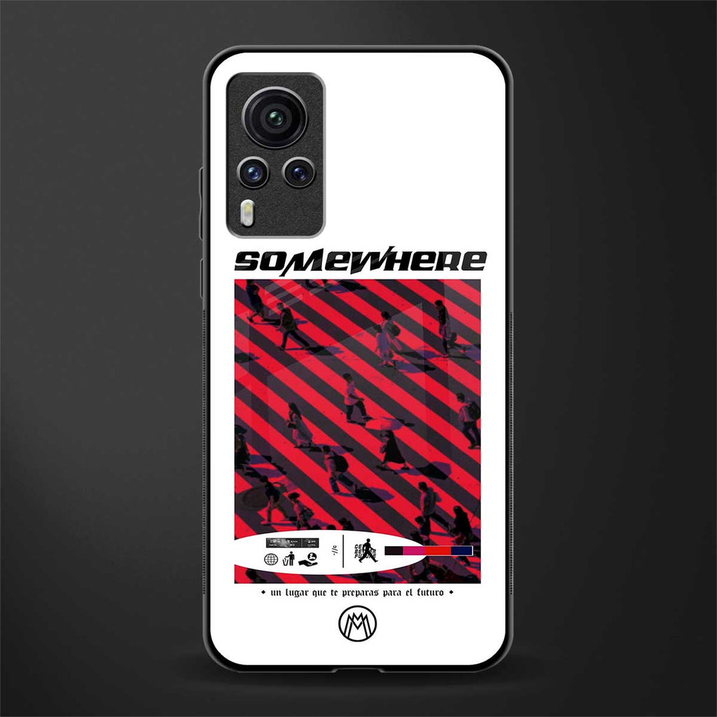 somewhere on the planet glass case for vivo x60 pro image