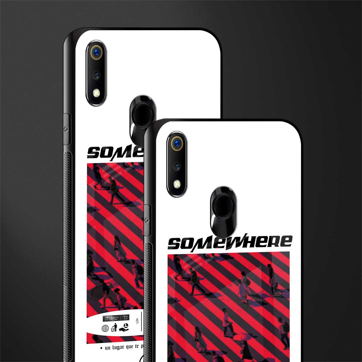 somewhere on the planet glass case for realme 3 pro image-2