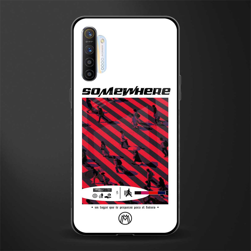 somewhere on the planet glass case for realme xt image