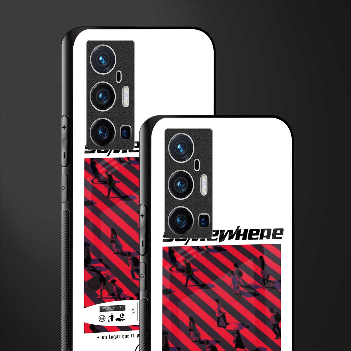 somewhere on the planet glass case for vivo x70 pro plus image-2