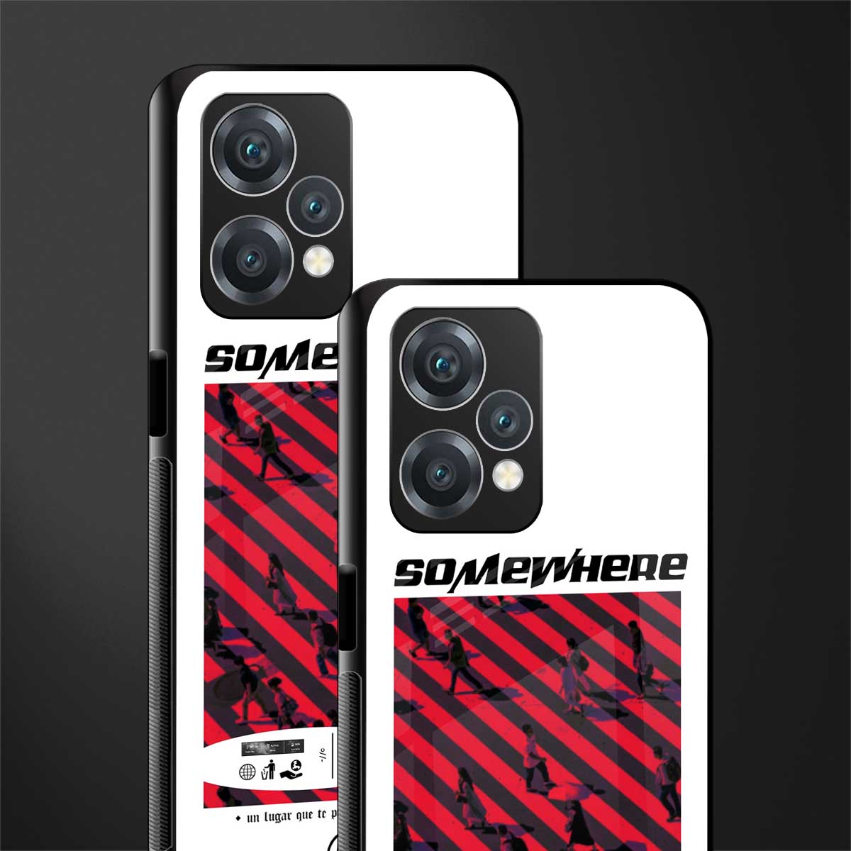 somewhere on the planet back phone cover | glass case for realme 9 pro 5g