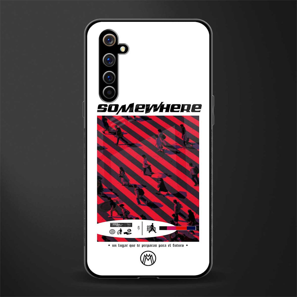somewhere on the planet glass case for realme x50 pro image