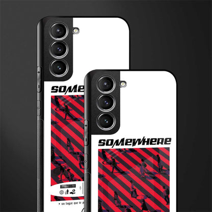somewhere on the planet glass case for samsung galaxy s21 plus image-2