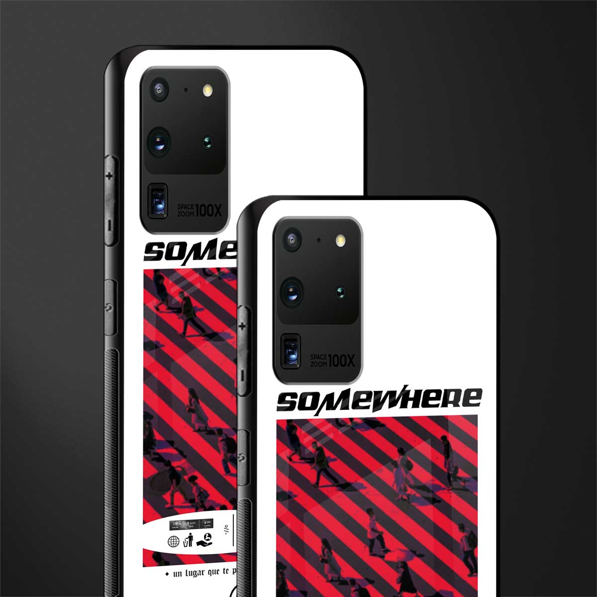 somewhere on the planet glass case for samsung galaxy s20 ultra image-2
