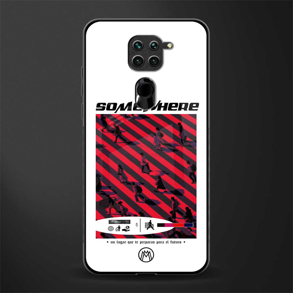 somewhere on the planet glass case for redmi note 9 image