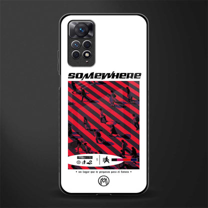 somewhere on the planet glass case for redmi note 11 pro image