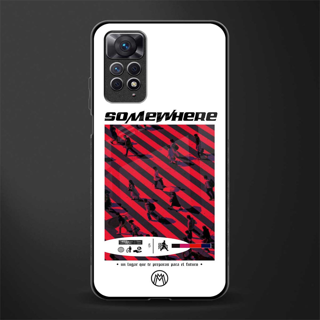 somewhere on the planet glass case for redmi note 11 image