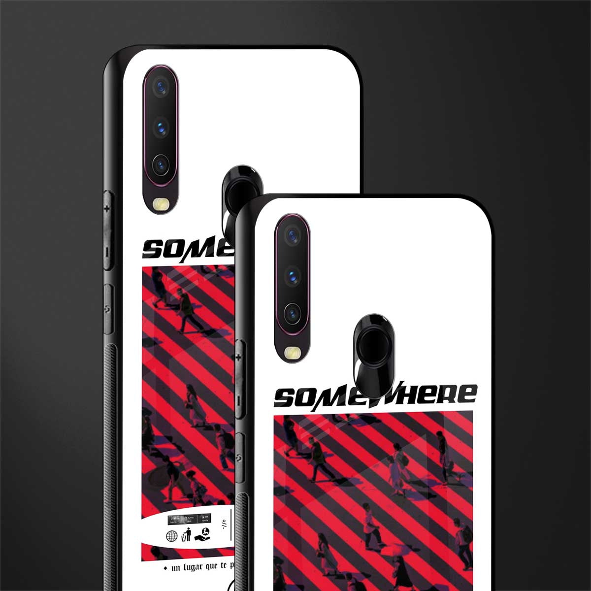 somewhere on the planet glass case for vivo y17 image-2