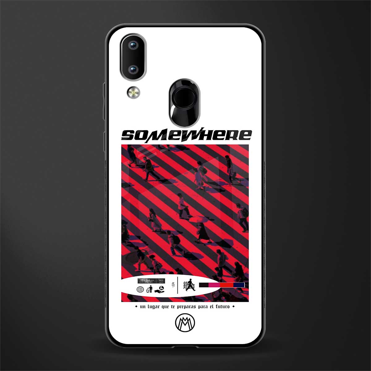 somewhere on the planet glass case for vivo y93 image