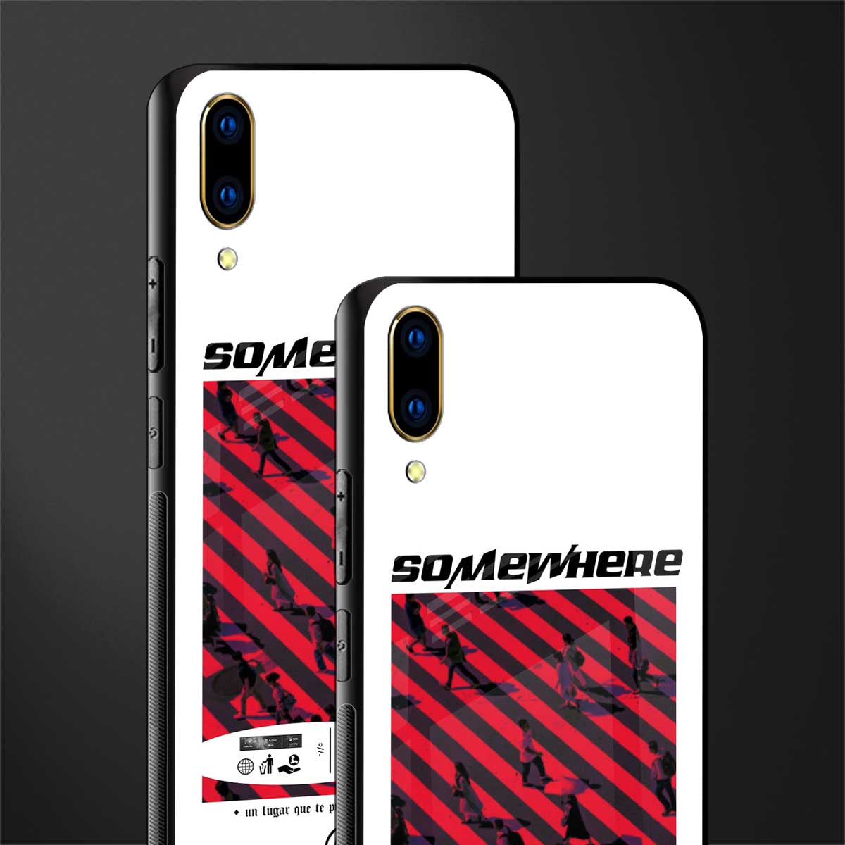 somewhere on the planet glass case for vivo v11 pro image-2