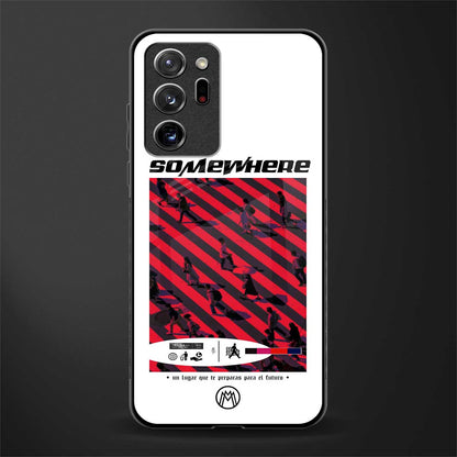 somewhere on the planet glass case for samsung galaxy note 20 ultra 5g image