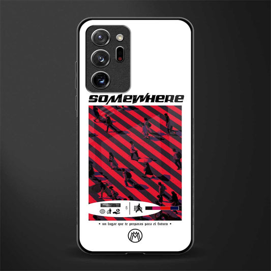 somewhere on the planet glass case for samsung galaxy note 20 ultra 5g image
