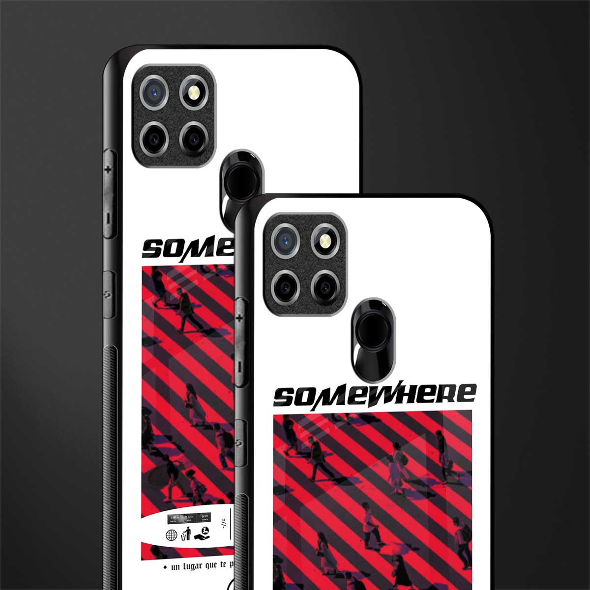 somewhere on the planet glass case for realme narzo 30a image-2