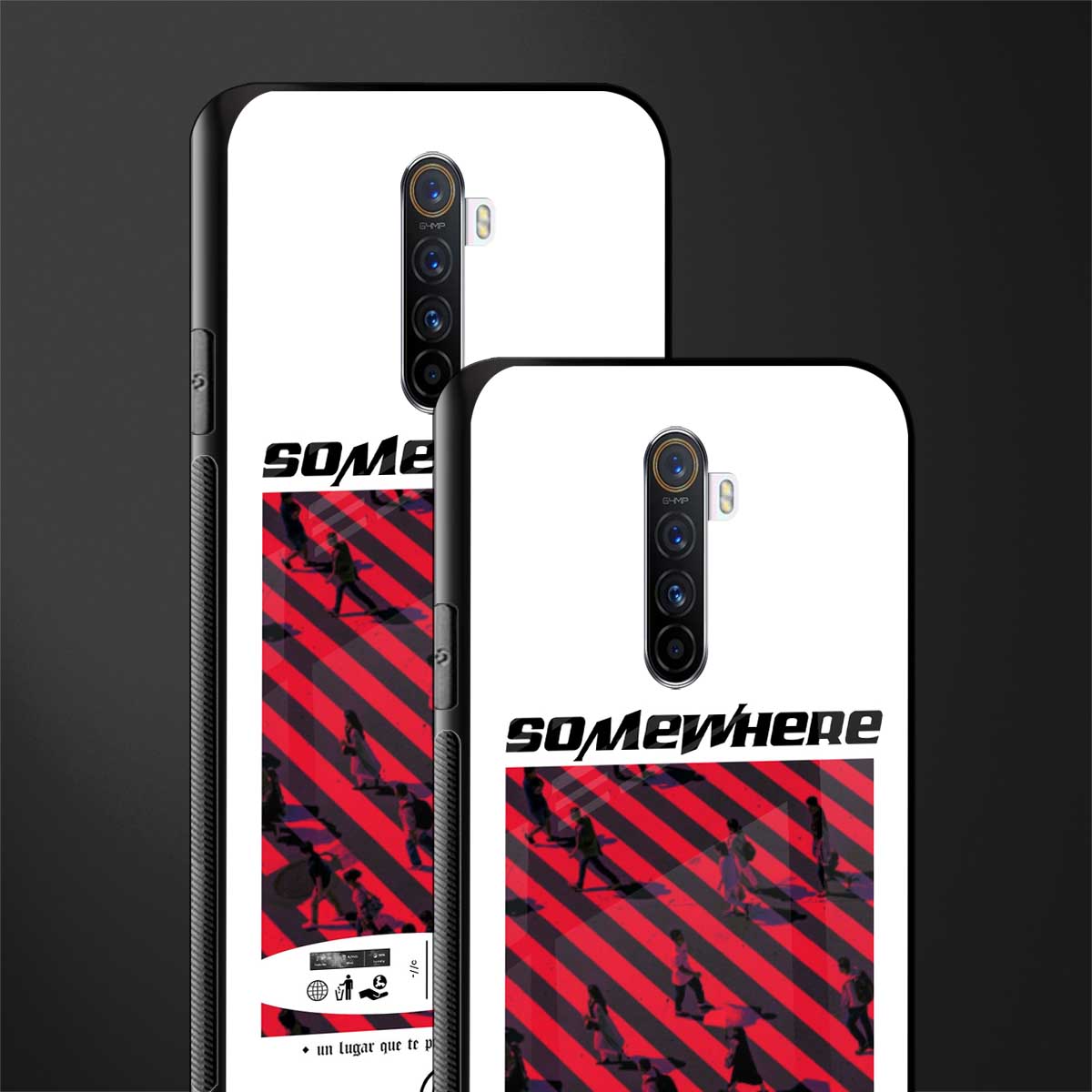 somewhere on the planet glass case for realme x2 pro image-2