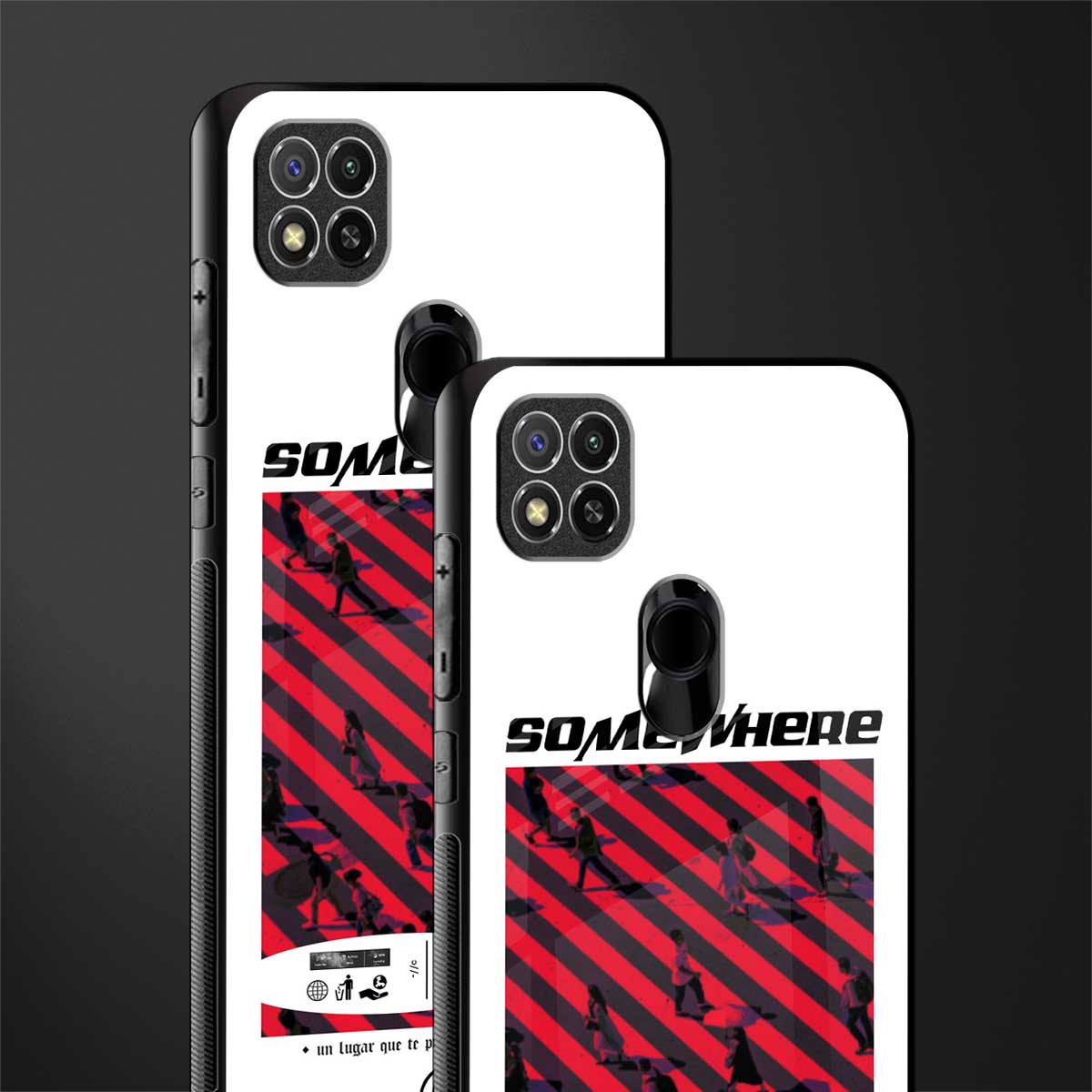 somewhere on the planet glass case for redmi 9c image-2