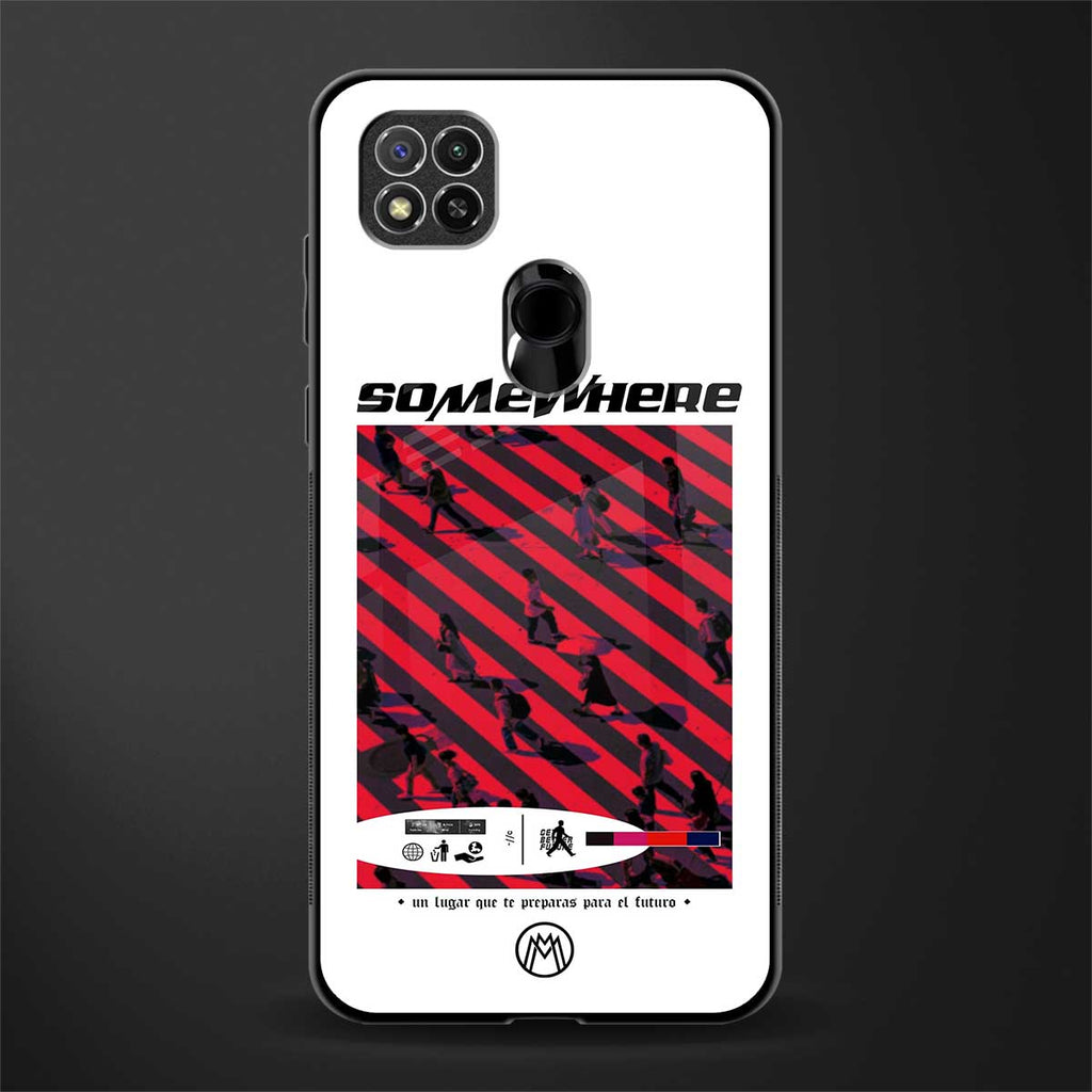 somewhere on the planet glass case for redmi 9c image