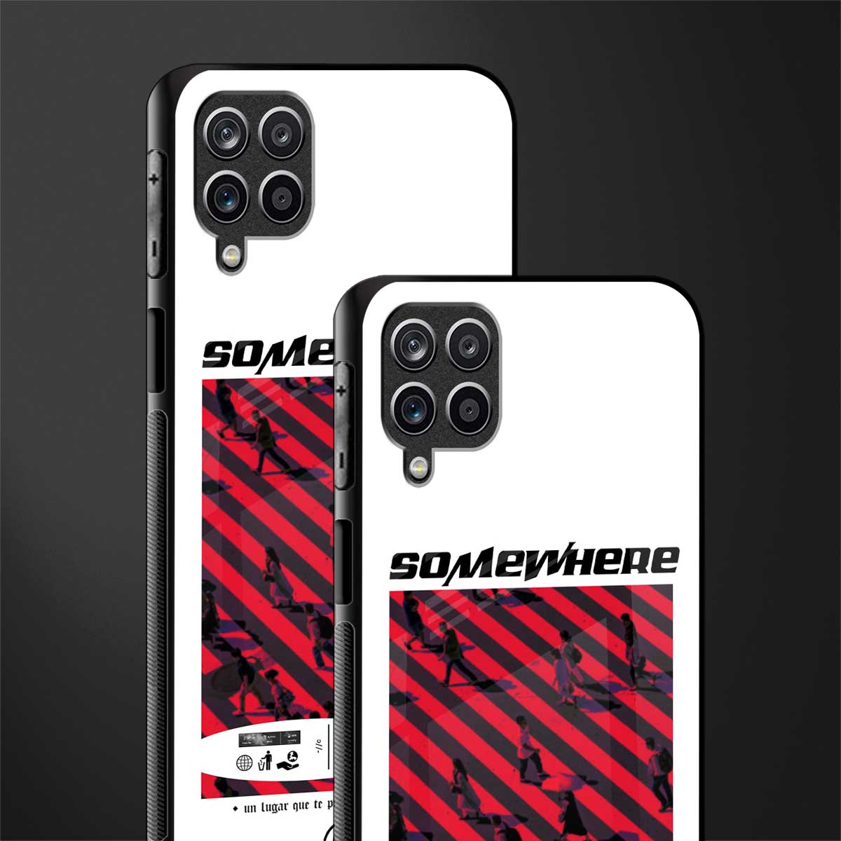 somewhere on the planet glass case for samsung galaxy f12 image-2