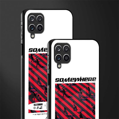 somewhere on the planet glass case for samsung galaxy m12 image-2