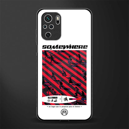 somewhere on the planet glass case for redmi note 10s image