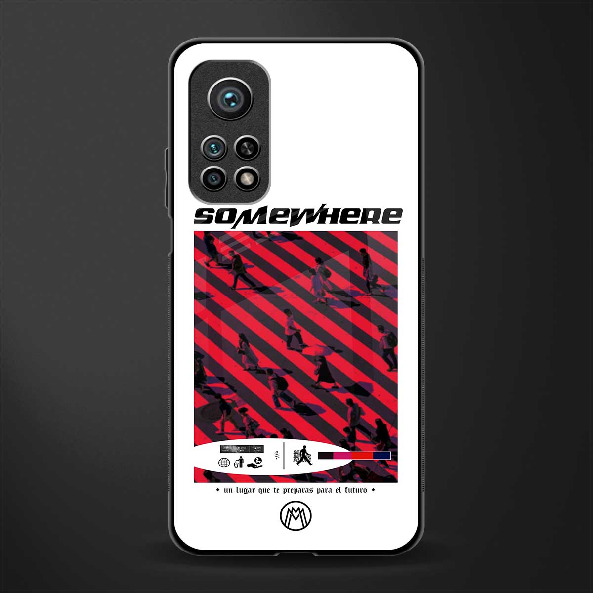 somewhere on the planet glass case for mi 10t pro image