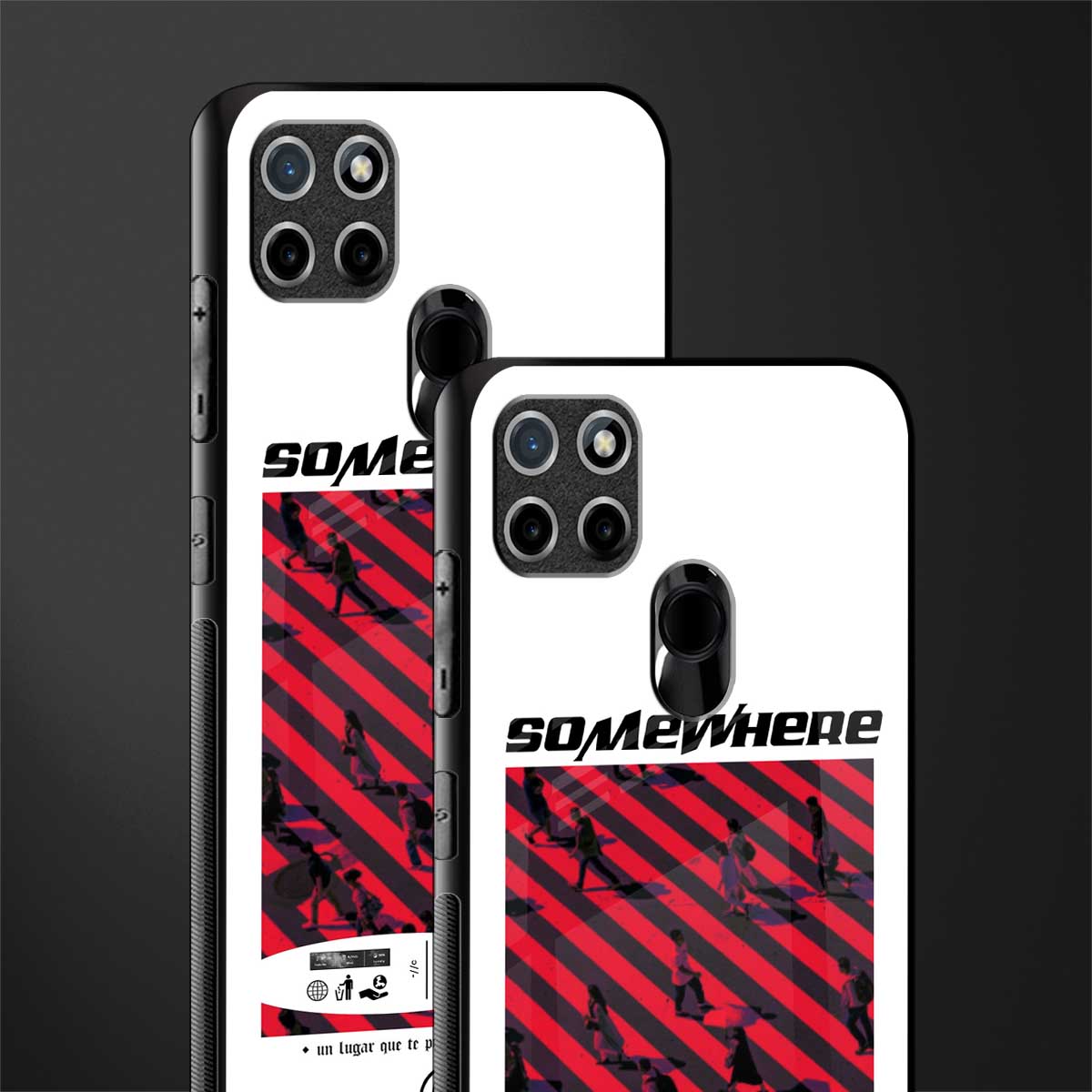 somewhere on the planet glass case for realme c21 image-2