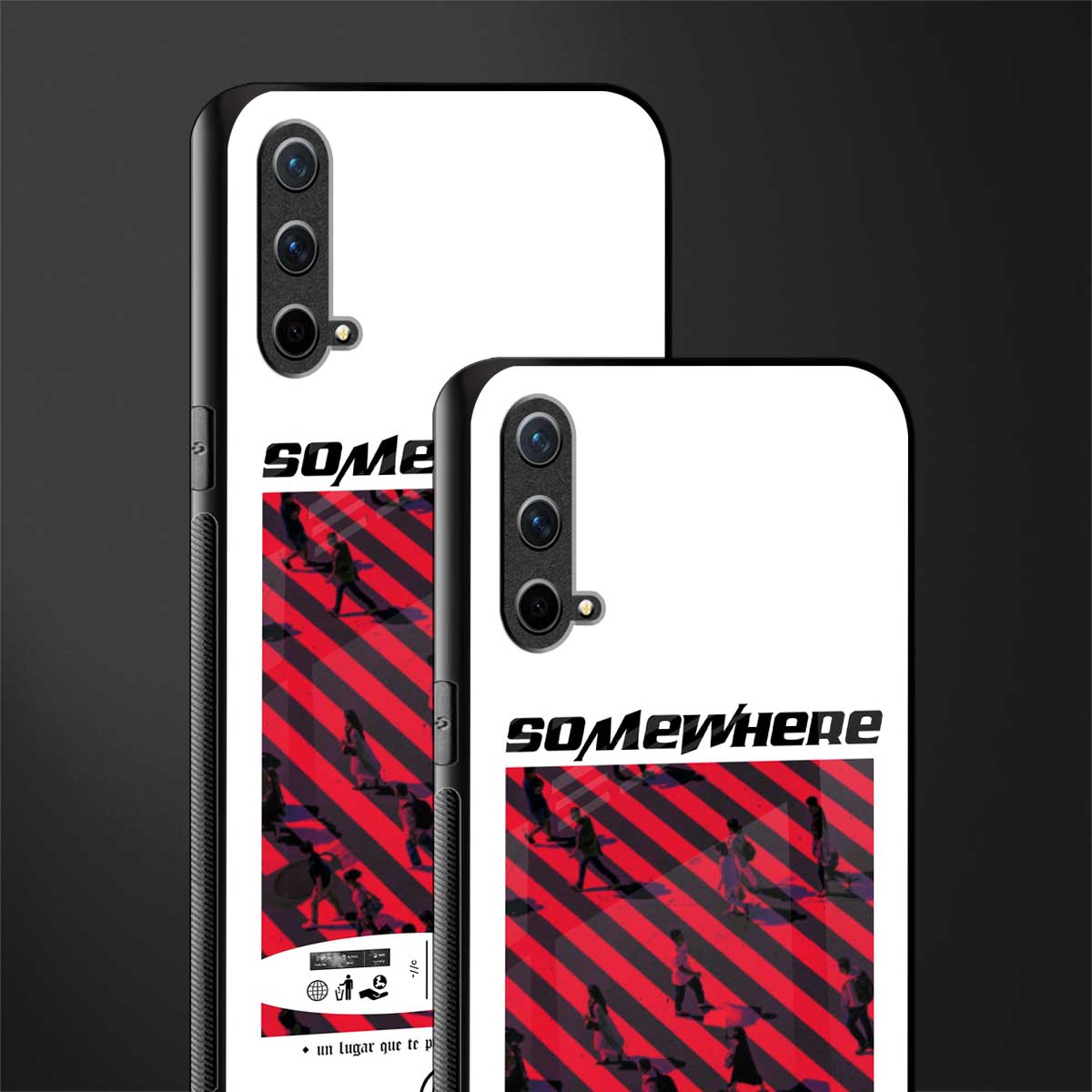 somewhere on the planet glass case for oneplus nord ce 5g image-2