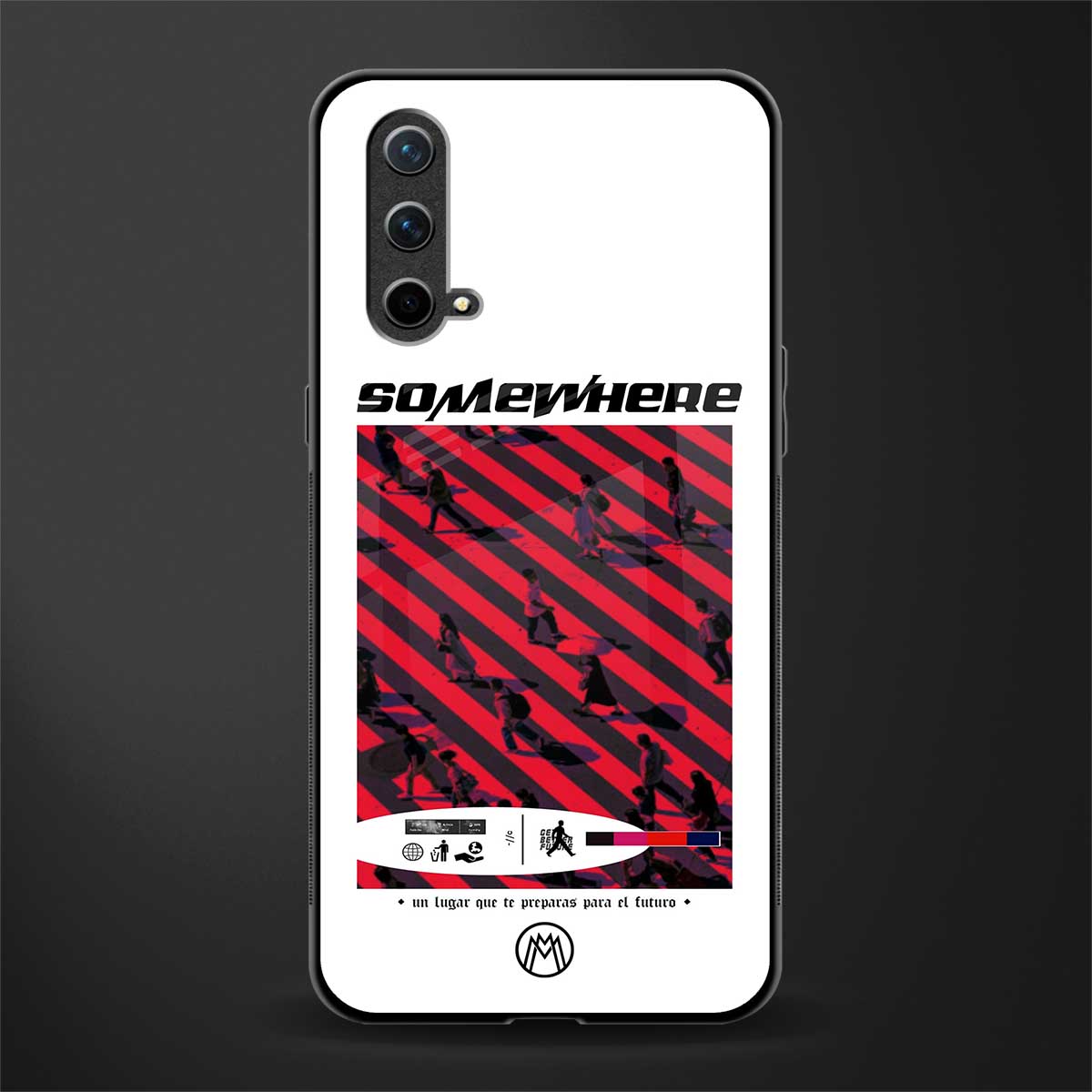 somewhere on the planet glass case for oneplus nord ce 5g image
