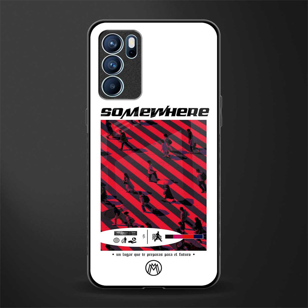 somewhere on the planet glass case for oppo reno6 pro 5g image