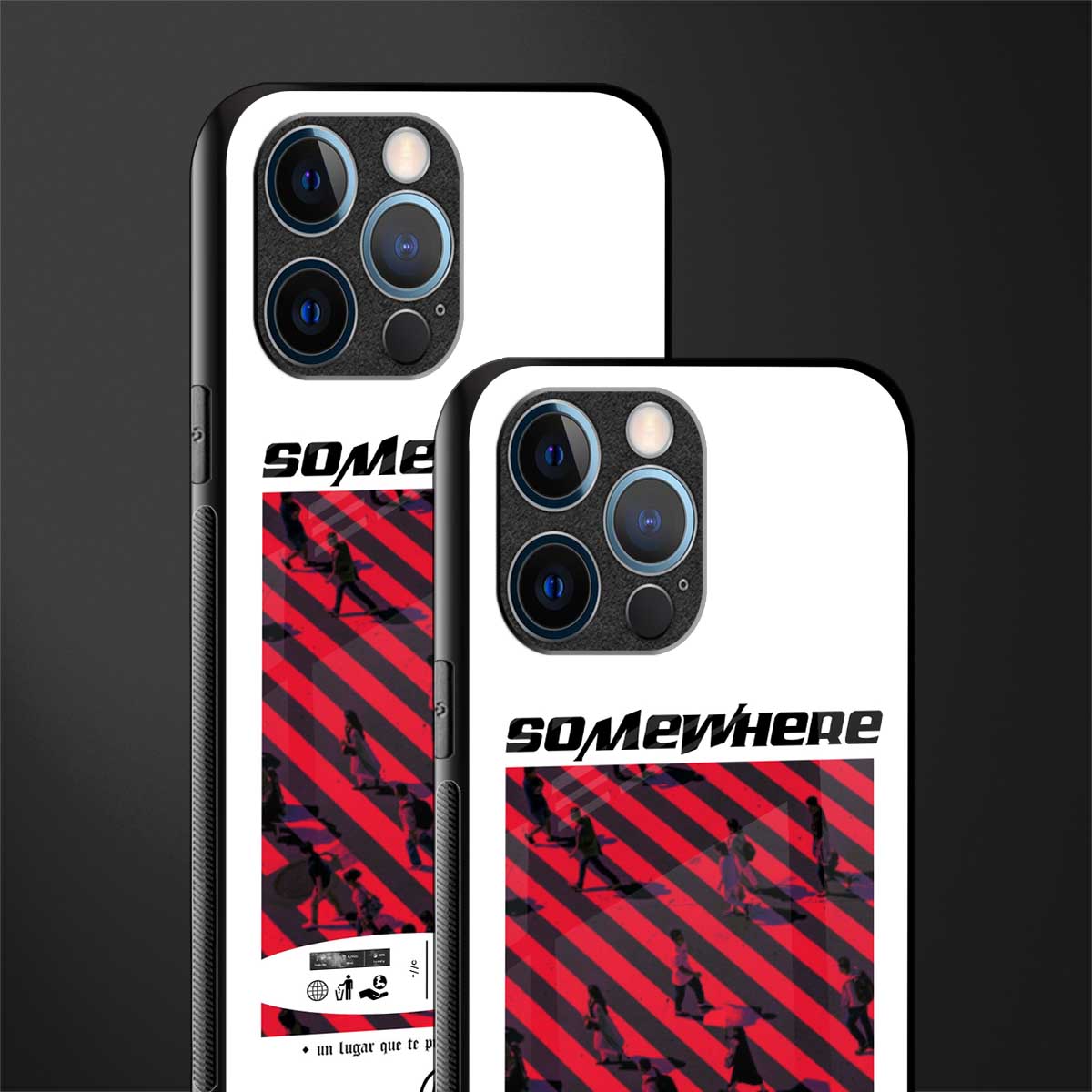 somewhere on the planet glass case for iphone 12 pro image-2