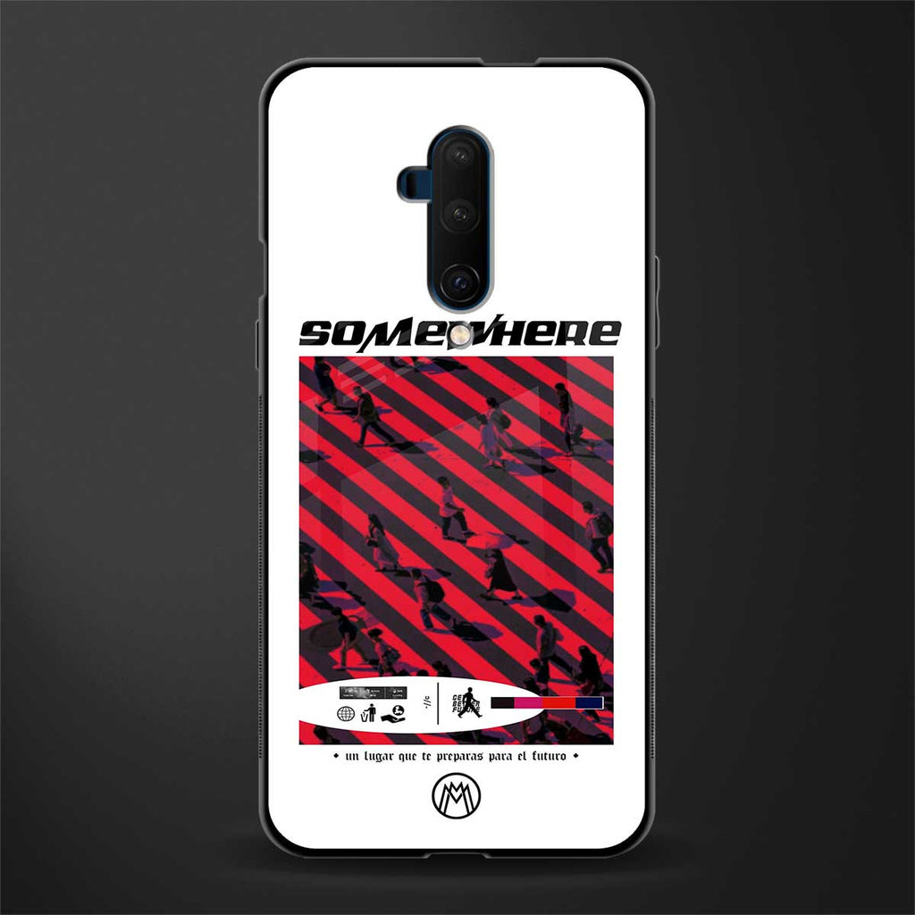 somewhere on the planet glass case for oneplus 7t pro image