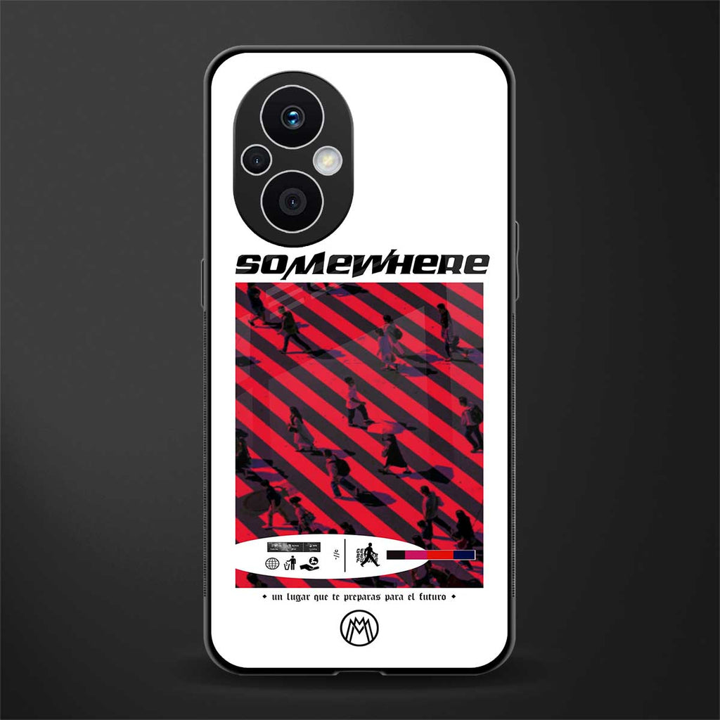 somewhere on the planet back phone cover | glass case for oppo f21 pro 5g