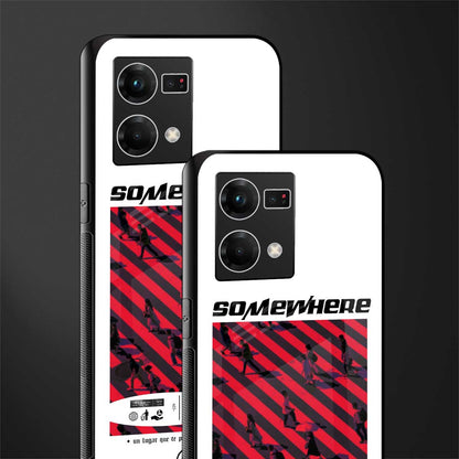 somewhere on the planet back phone cover | glass case for oppo f21 pro 4g