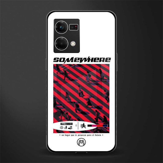 somewhere on the planet back phone cover | glass case for oppo f21 pro 4g